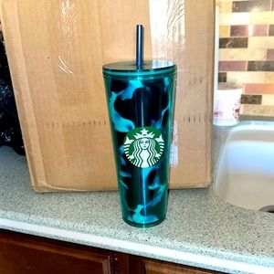 Tie dye drinking cup